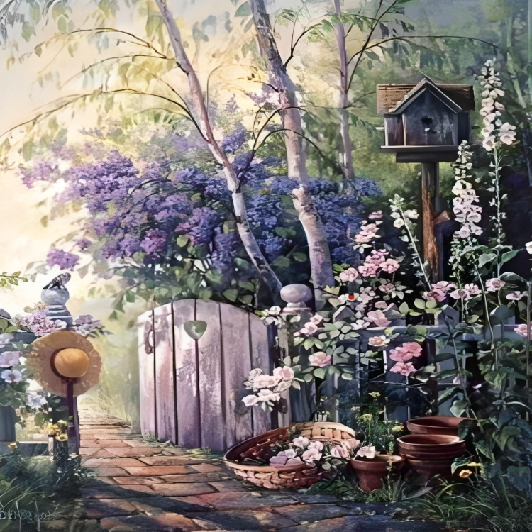 Garden - 5D DIY Diamond Painting Kit - Full Drill