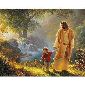 The Jesus Christ and Children - 5D DIY Diamond Painting Kit - Full Drill