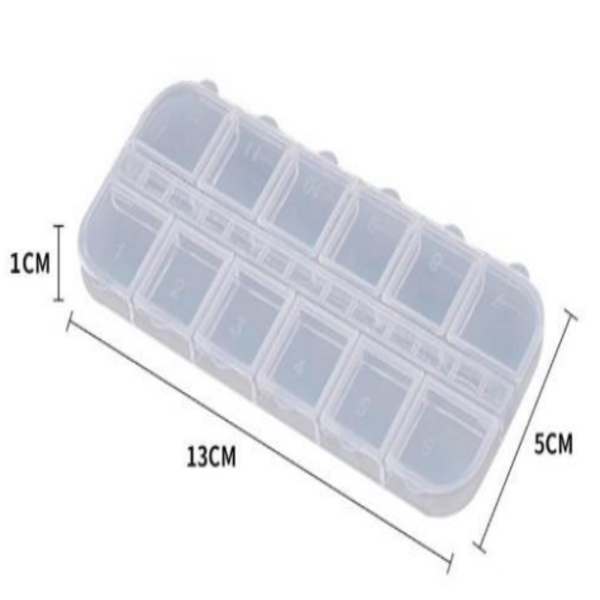 Transparent Plastic Diamonds Storage Box - ACC